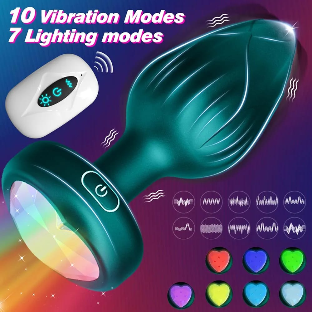 Aurora Glow Rechargeable Silicone Plug